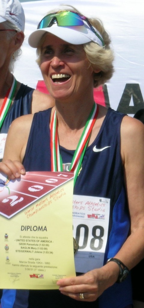 Panse's latest triumph, USA Masters 40K Race Walk Championships.