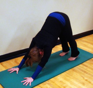 Downward-facing dog helps relieve sinus pressure.