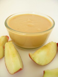 apples and dip, pic