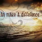 I can make a difference, pic