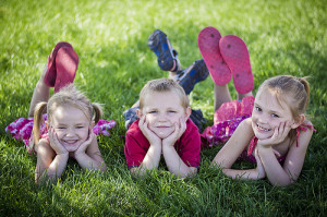 Happy, healthy children, pic