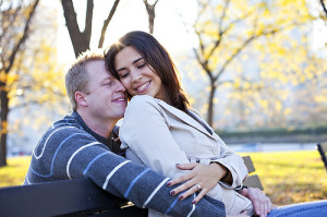 fall couple, pic