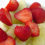 strawberries & melon, pic