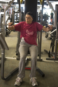 With every rep, Alice works to put cancer behind her.