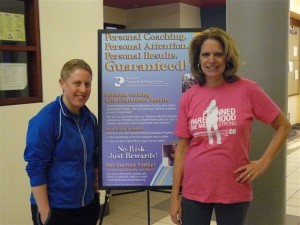 Patty Byers and Personal Trainer Jenna Rubinoff. Get on track with the Personal Results Program.