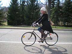 spring bike ride, pic