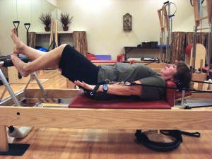 Get your muscle on! Use the Pilates reformer.
