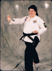 Rita in her martial arts days.