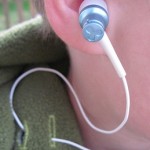 Earbuds for portable music players.