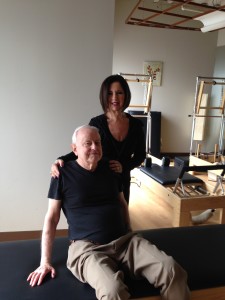 Robert with Personal Trainer/Pilates Instructor Joan Caggiano 