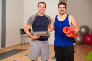 Enjoy some real "face time." Work out with a friend or family member.